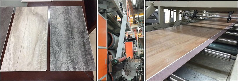 SPC地板一步法挤出生产线 SPC地板一步法挤出生产线