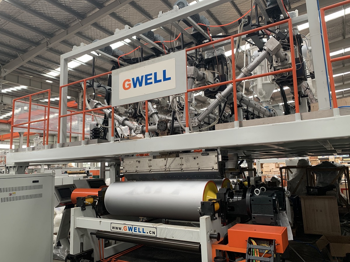 多层共挤高阻隔片生产线 多层共挤高阻隔片生产线