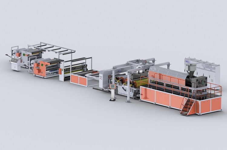 TPU胶膜和复合膜生产线 TPU胶膜和复合膜生产线