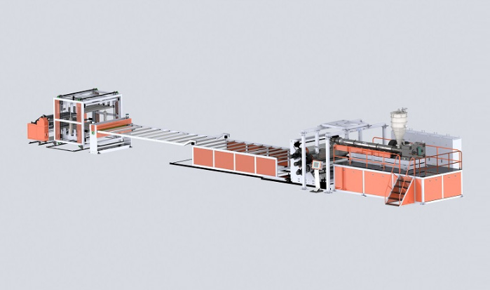 PVC透水晶板生产线