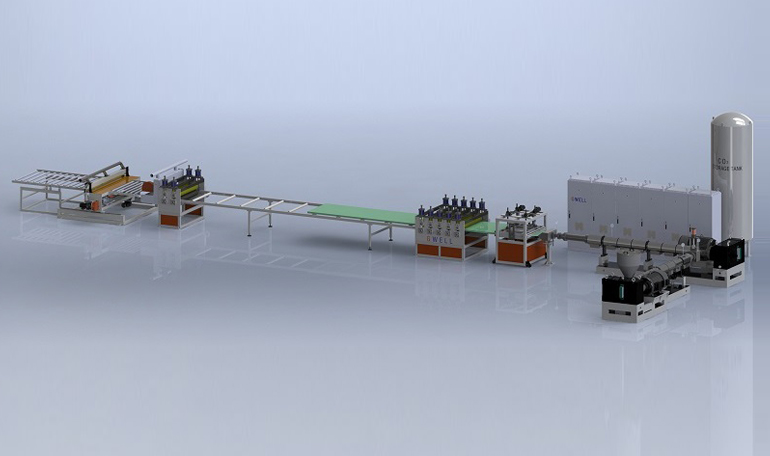 XPS挤塑保温板生产线（二氧化碳CO2发泡）