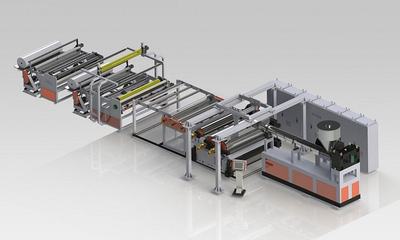 PVB楔形中间膜生产线
