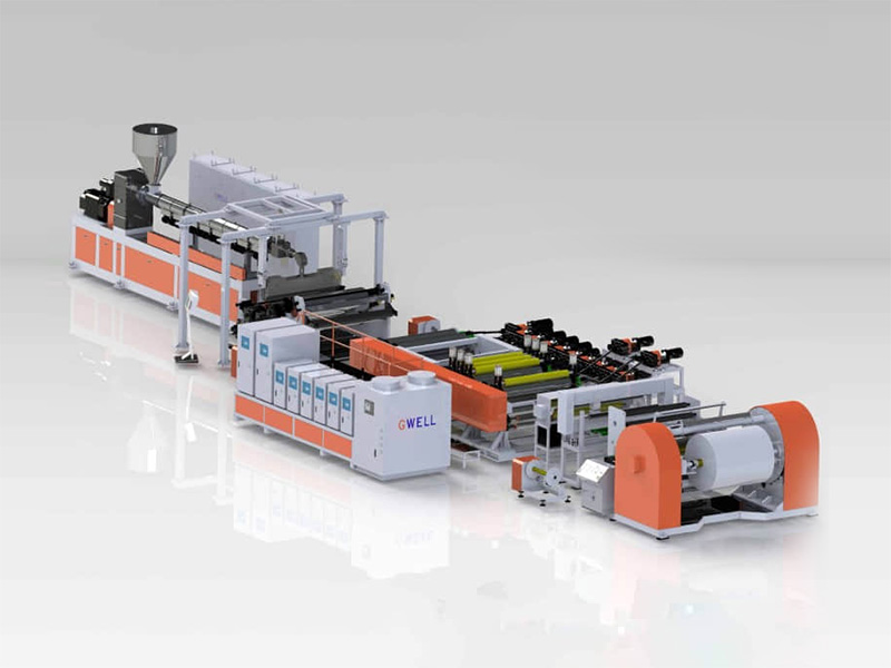 HDPE纵向拉伸薄膜生产线